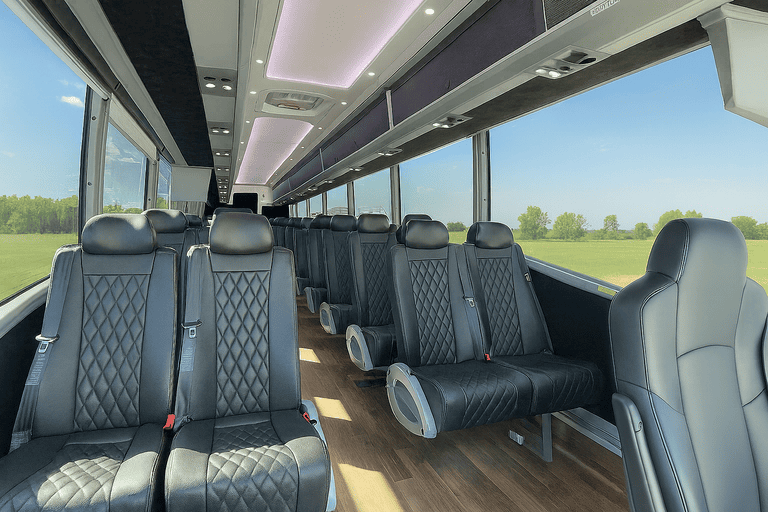 coach bus in Aurora