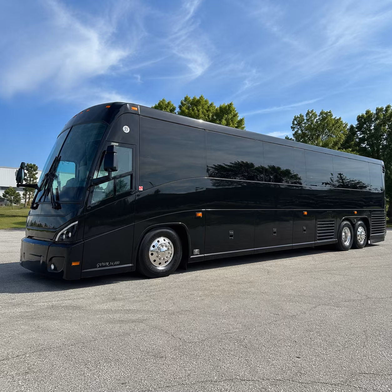 aurora 47 passenger charter bus