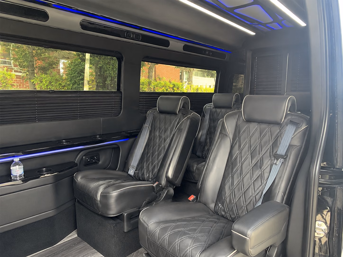aurora birthday party transportation onboard seating