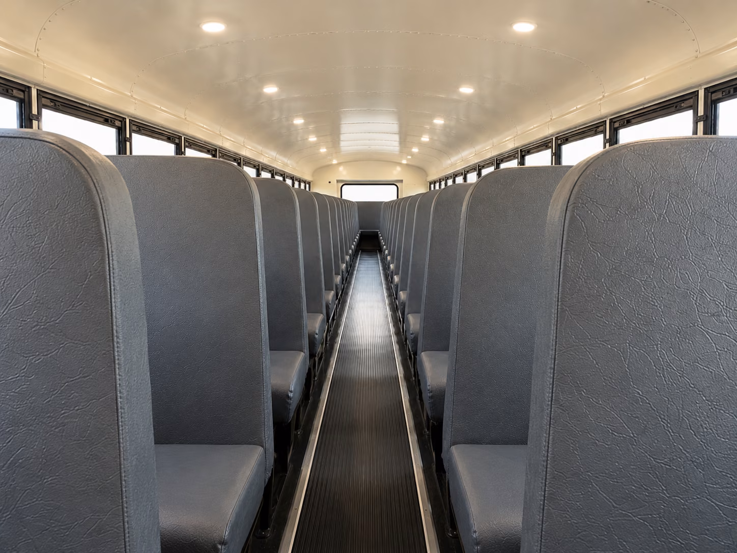 aurora school bus inside