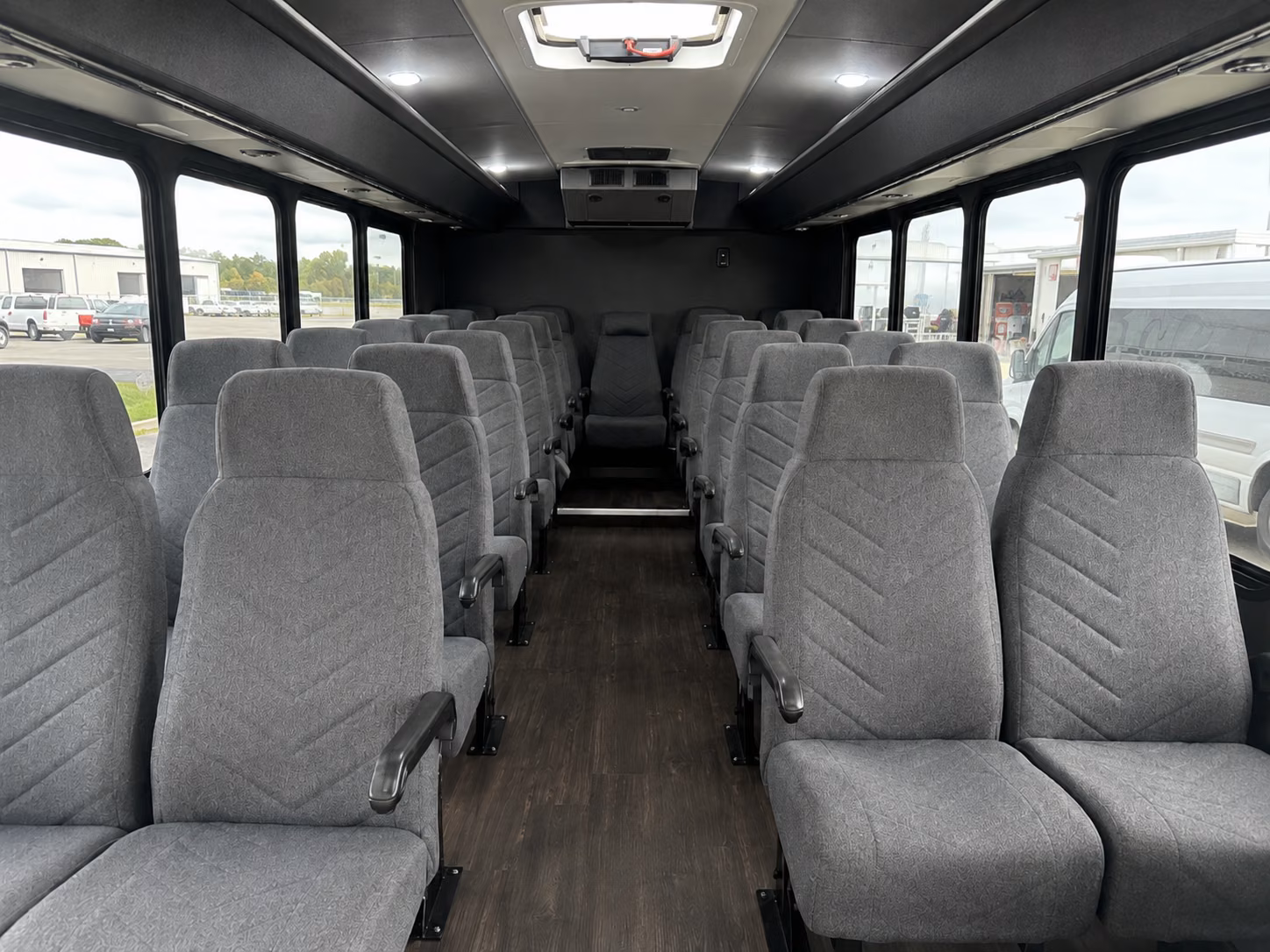aurora sporting event transportation onboard seating