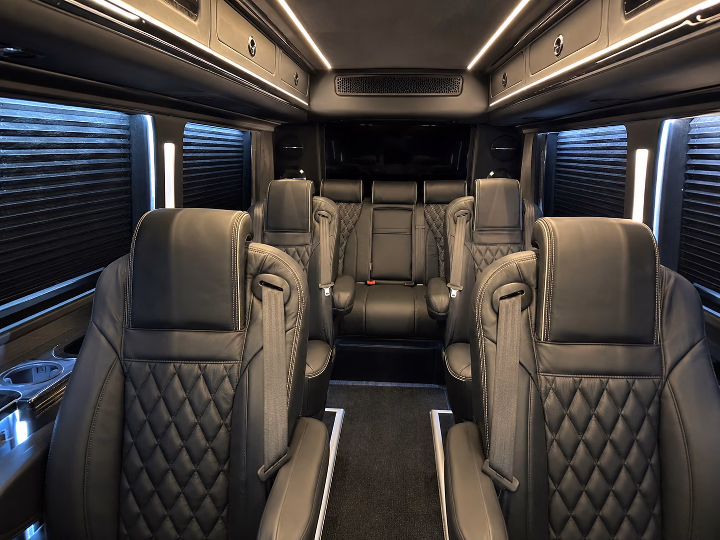 aurora sprinter van with driver interior
